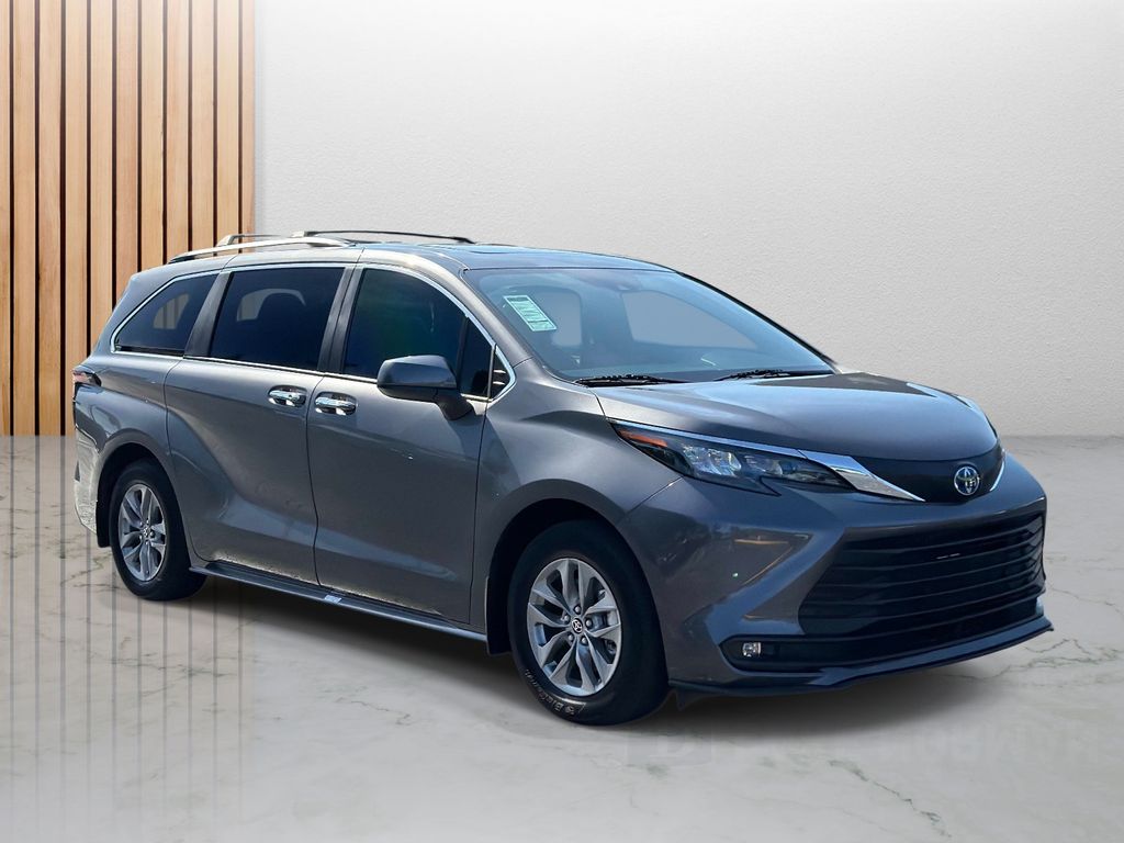 Magnetic Gray Metallic 2025 Toyota Sienna Minivan Front-Wheel Drive Continuously Variable Transmission