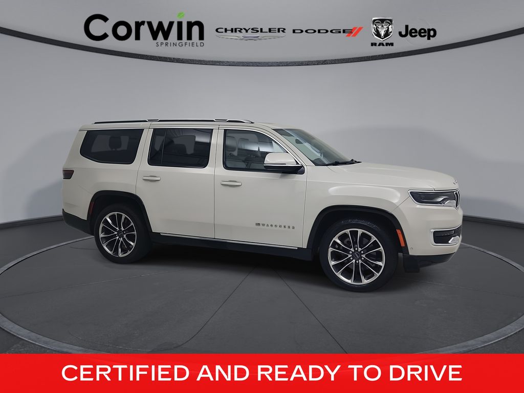 Luxury White Pearlcoat 2022 Jeep Wagoneer SUV / Crossover Four-Wheel Drive 8-Speed Automatic