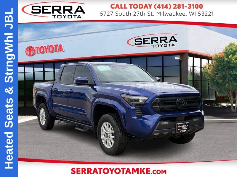 Blue Crush Metallic 2024 Toyota Tacoma Pickup Truck Four-Wheel Drive 8-Speed Automatic