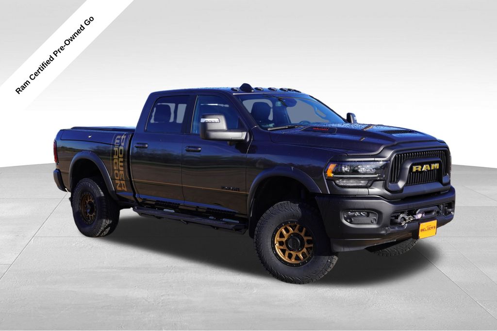 Gray (Granite Crystal Metallic Clearcoat) 2024 RAM 2500 Power Wagon Crew Cab 4WD Pickup Truck Four-Wheel Drive 8-Speed Automatic