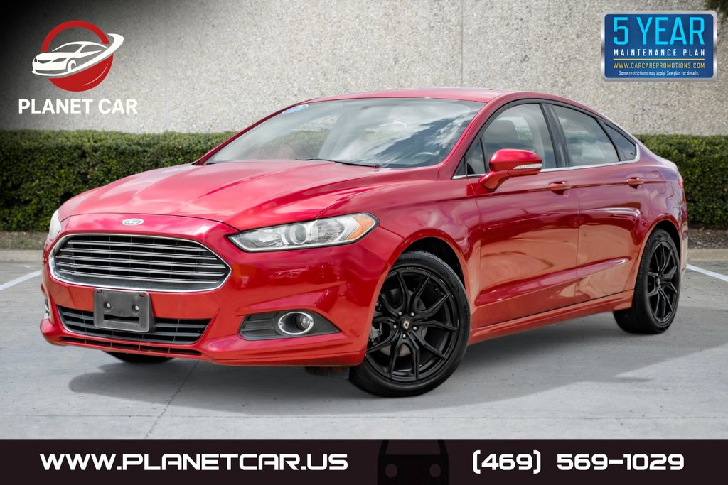 Ruby Red Metallic 2016 Ford Fusion SE Sedan Front-Wheel Drive 6-Speed Automatic