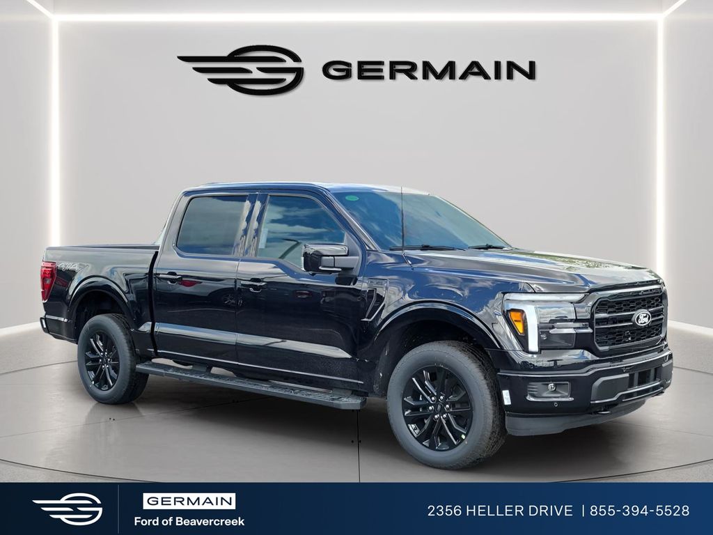 Black Metallic 2026 Ford F-150 Lariat SuperCrew 4WD Pickup Truck Four-Wheel Drive Automatic