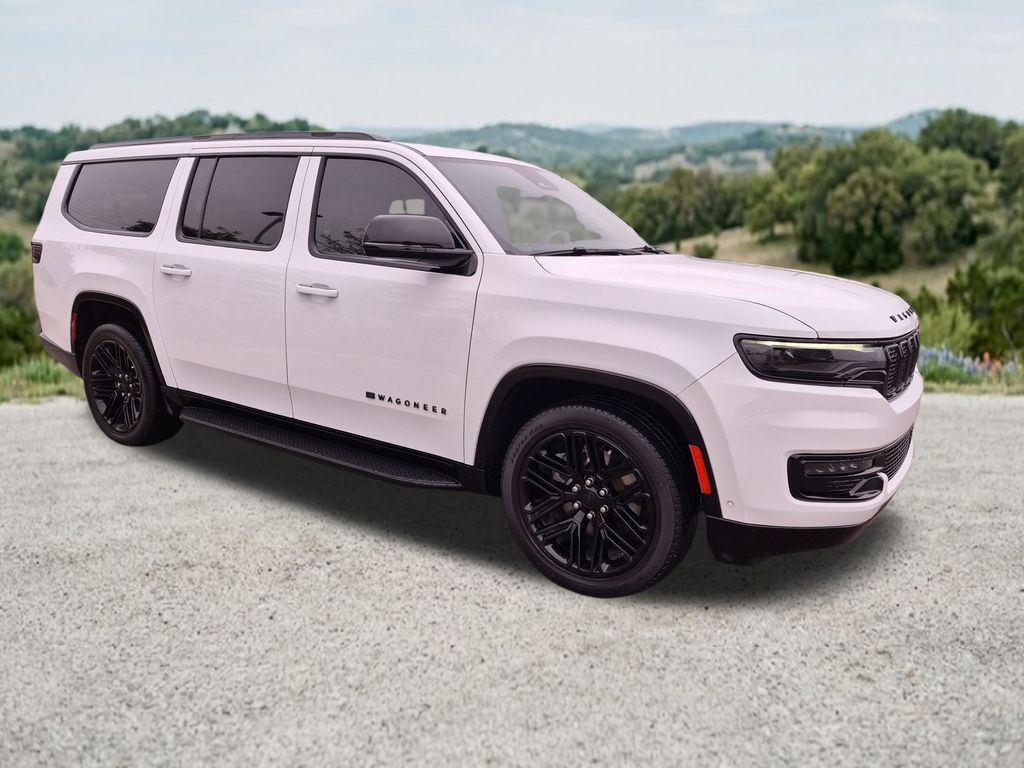 Bright White Clearcoat 2024 Jeep Wagoneer L Series II 4WD SUV / Crossover Four-Wheel Drive 8-Speed Automatic