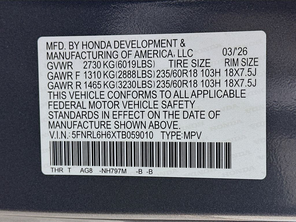 Thumbnail: 2026 Honda Odyssey - 23