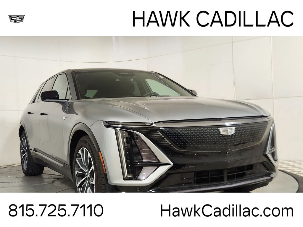 Argent Silver Metallic 2024 Cadillac LYRIQ SUV / Crossover All-Wheel Drive 1-Speed Automatic