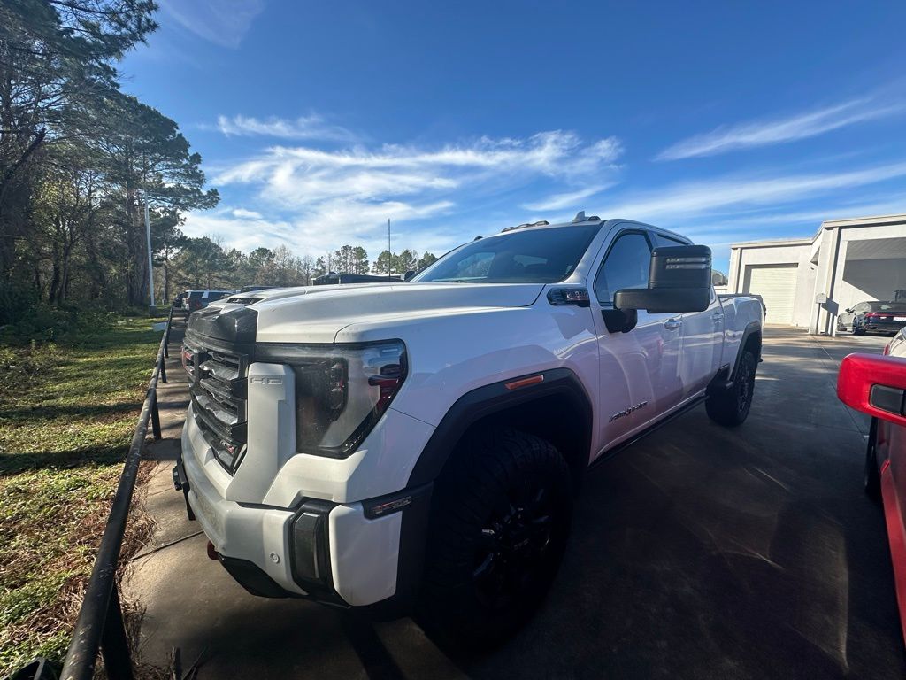 2024 GMC Sierra 2500HD AT4 White at Mac Haik CDJR North Houston