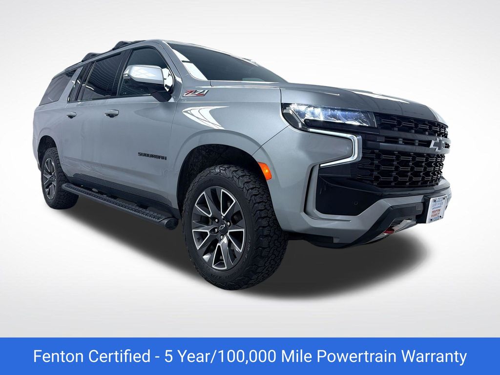 Sterling Gray Metallic 2023 Chevrolet Suburban SUV / Crossover Four-Wheel Drive