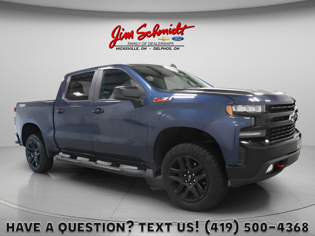 Northsky Blue Metallic 2021 Chevrolet Silverado 1500 Pickup Truck Four-Wheel Drive Automatic