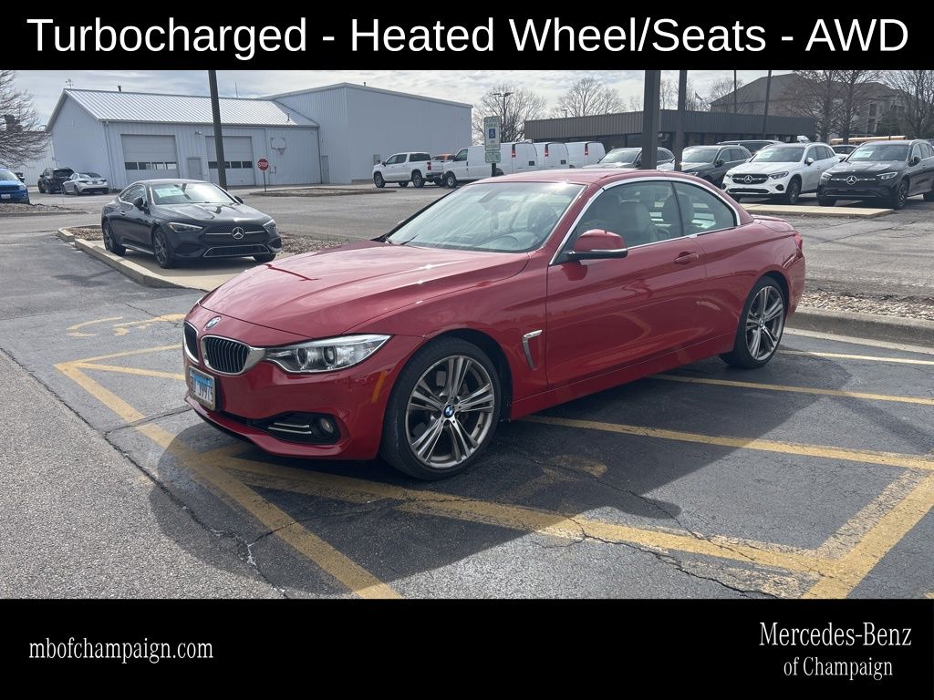 Melbourne Red Metallic 2017 BMW 4 Series 440i xDrive Convertible AWD Convertible All-Wheel Drive 8-Speed Automatic