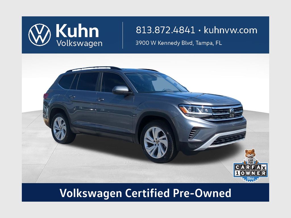 Platinum Gray Metallic 2023 Volkswagen Atlas SUV / Crossover Front-Wheel Drive 8-Speed Automatic