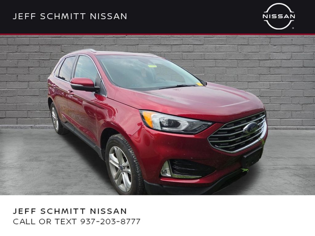Ruby Red Metallic Tinted Clearcoat 2019 Ford Edge SUV / Crossover All-Wheel Drive 8-Speed Automatic