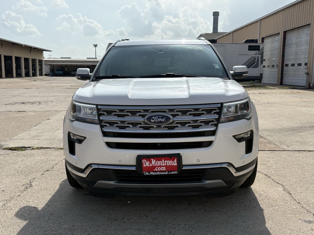 2018 Ford Explorer Limited White at Cook Ford