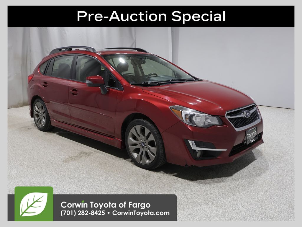 Venetian Red Pearl 2016 Subaru Impreza Hatchback All-Wheel Drive Continuously Variable Transmission