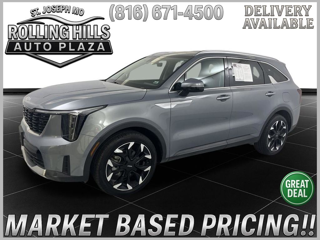 Everlasting Silver 2025 Kia Sorento EX FWD SUV / Crossover Front-Wheel Drive 8-Speed Dual Clutch