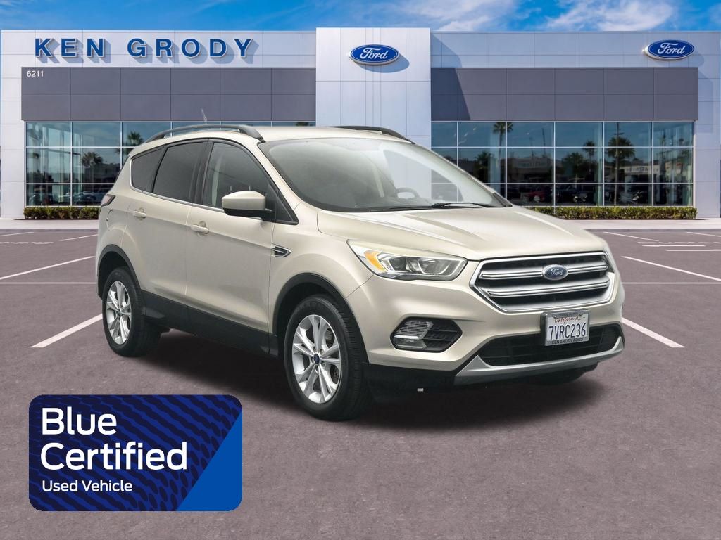 White Gold Metallic 2017 Ford Escape SUV / Crossover Front-Wheel Drive 6-Speed Automatic