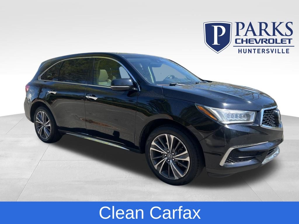 Majestic Black Pearl 2019 Acura MDX FWD with Technology Package SUV / Crossover Front-Wheel Drive 9-Speed Automatic