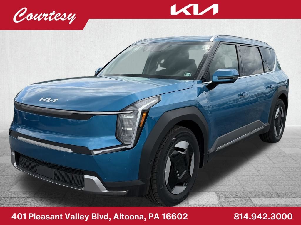 Ocean Blue 2026 Kia EV9 Wind AWD SUV / Crossover All-Wheel Drive 1-Speed Automatic