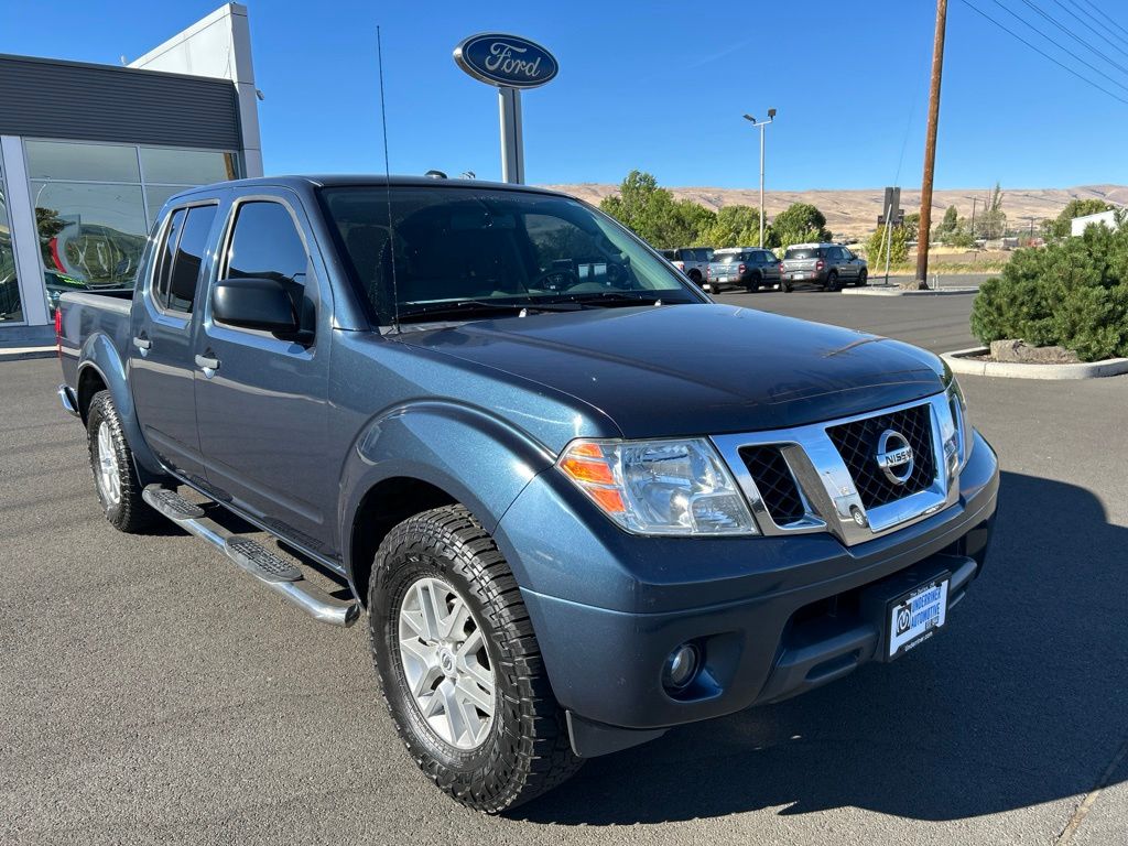 Arctic Blue Metallic 2016 Nissan Frontier Pickup Truck 4X2 5-Speed Automatic Overdrive