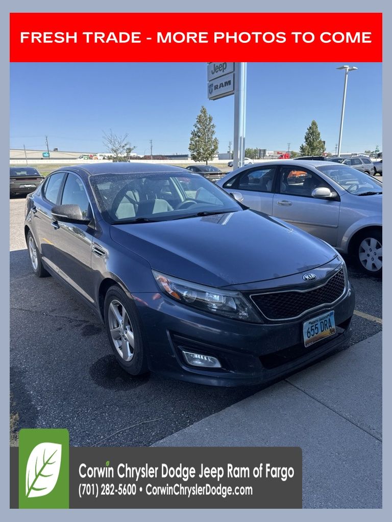 Smokey Blue 2015 Kia Optima Sedan Front-Wheel Drive 6-Speed Automatic