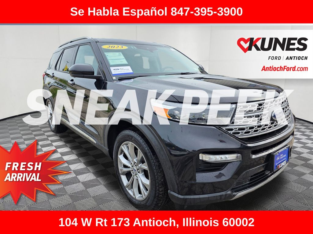 Gray Metallic 2024 Ford Explorer Limited AWD SUV / Crossover All-Wheel Drive Automatic
