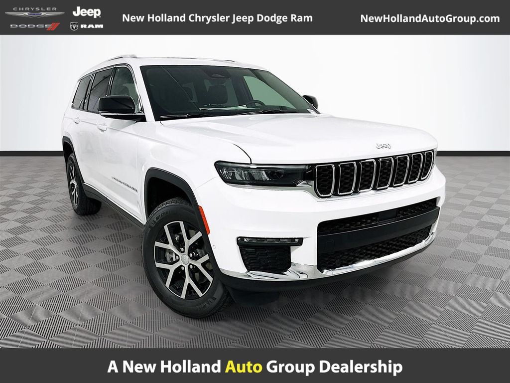 Bright White Clearcoat 2025 Jeep Grand Cherokee L Limited 4WD SUV / Crossover Four-Wheel Drive 8-Speed Automatic