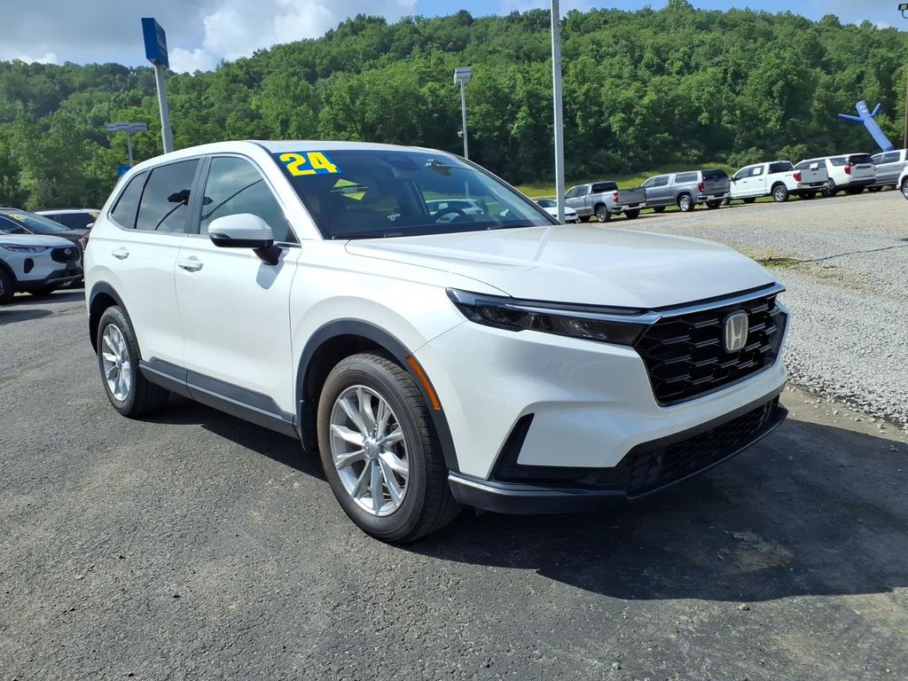 Platinum White Pearl 2024 Honda CR-V SUV / Crossover All-Wheel Drive Continuously Variable Transmission