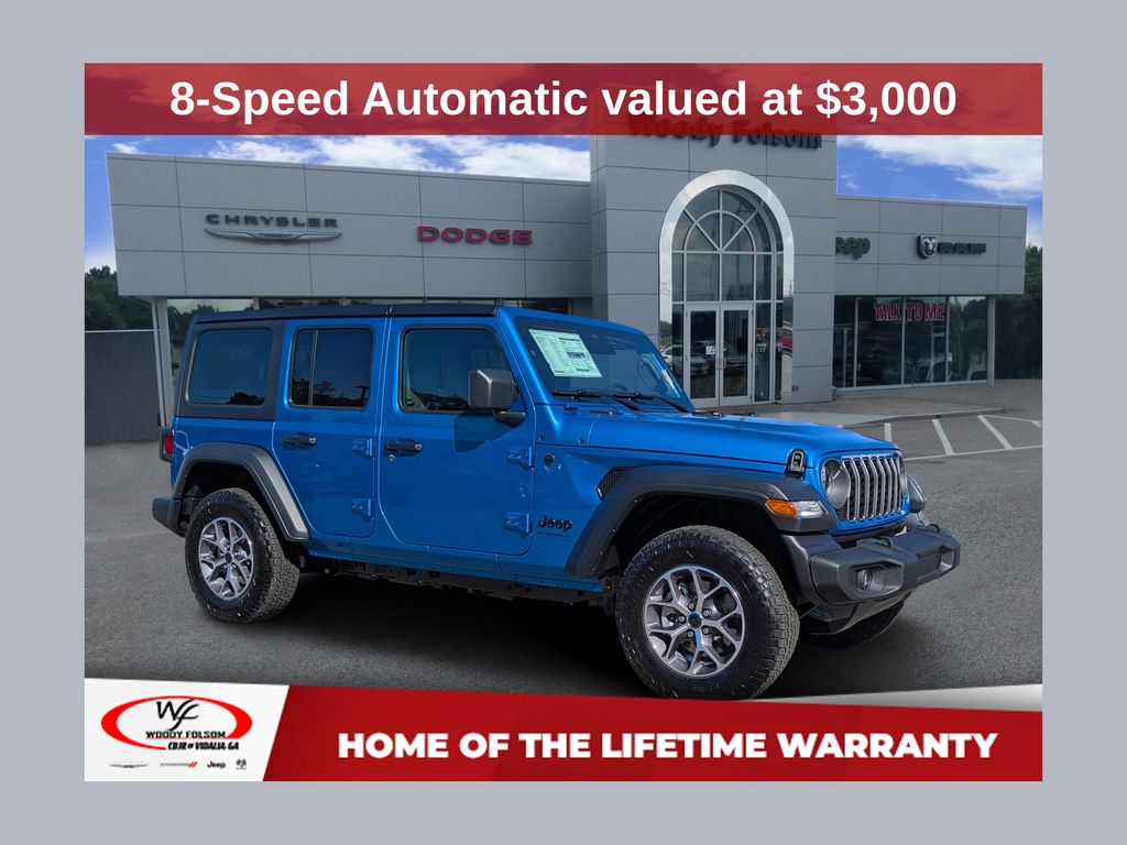 Blue Pearl 2026 Jeep Wrangler SUV / Crossover Four-Wheel Drive 8-Speed Automatic