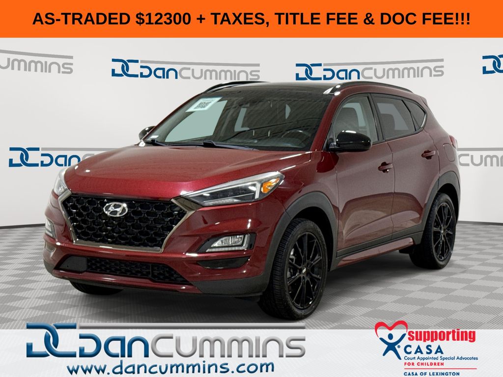 Gemstone Red 2019 Hyundai Tucson SUV / Crossover All-Wheel Drive 6-Speed Automatic