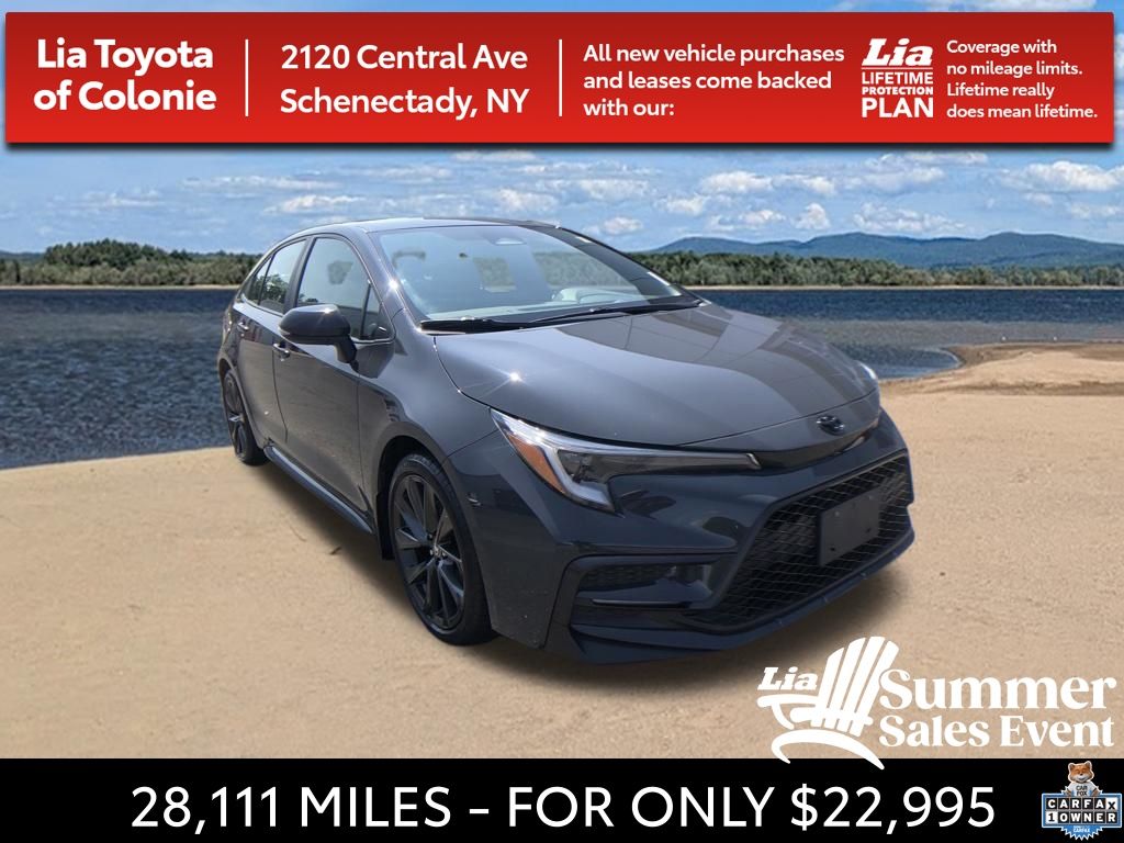 Underground 2023 Toyota Corolla Sedan Front-Wheel Drive Continuously Variable Transmission