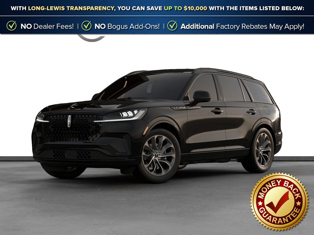 Infinite Black Metallic Clearcoat 2026 Lincoln Aviator SUV / Crossover Rear-Wheel Drive Automatic