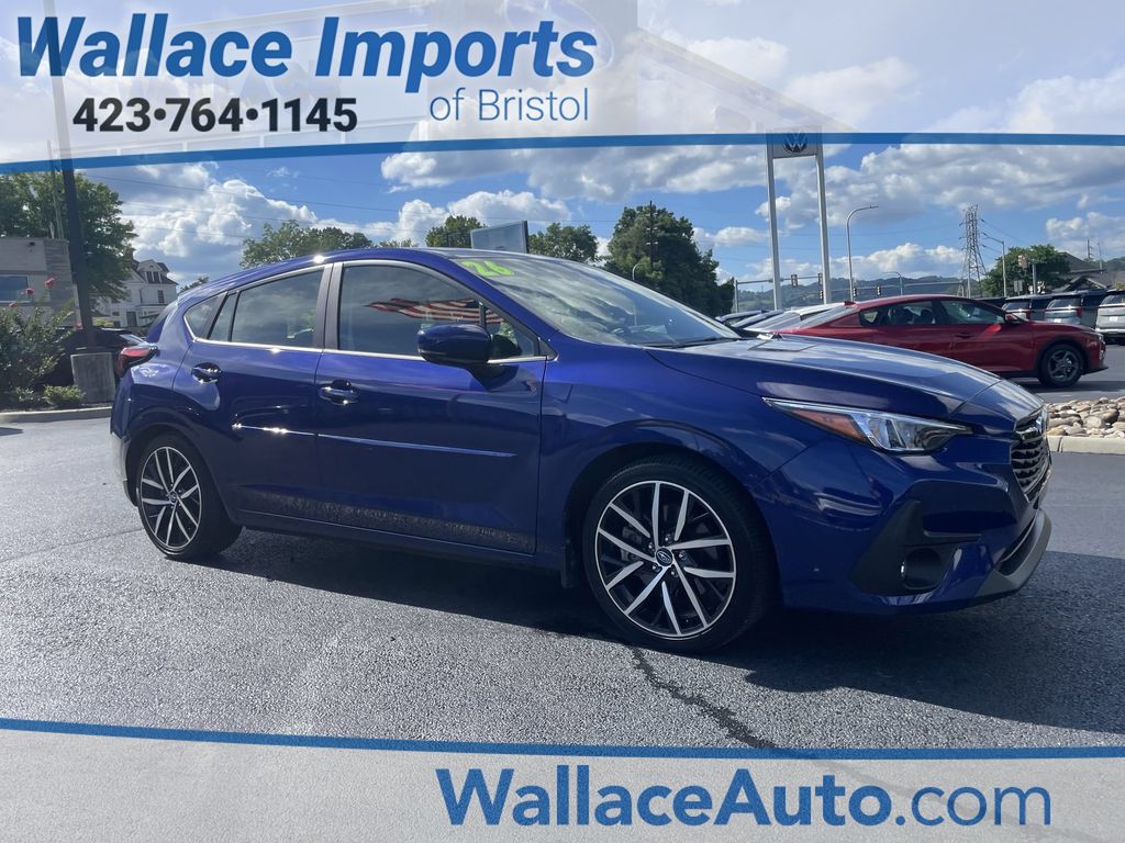 Sapphire Blue Pearl 2026 Subaru Impreza Wagon All-Wheel Drive Continuously Variable Transmission