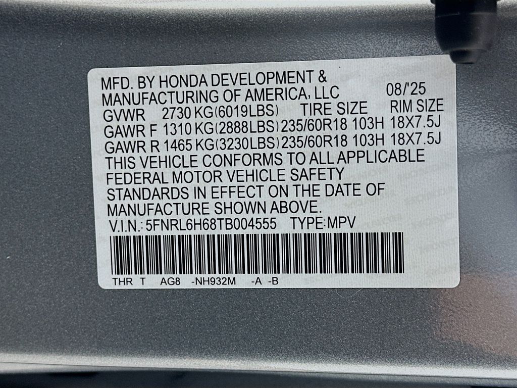 Thumbnail: 2026 Honda Odyssey - 23