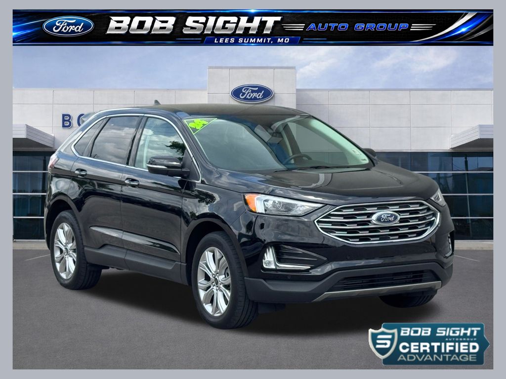 Agate Black Metallic 2024 Ford Edge SUV / Crossover All-Wheel Drive 8-Speed Automatic