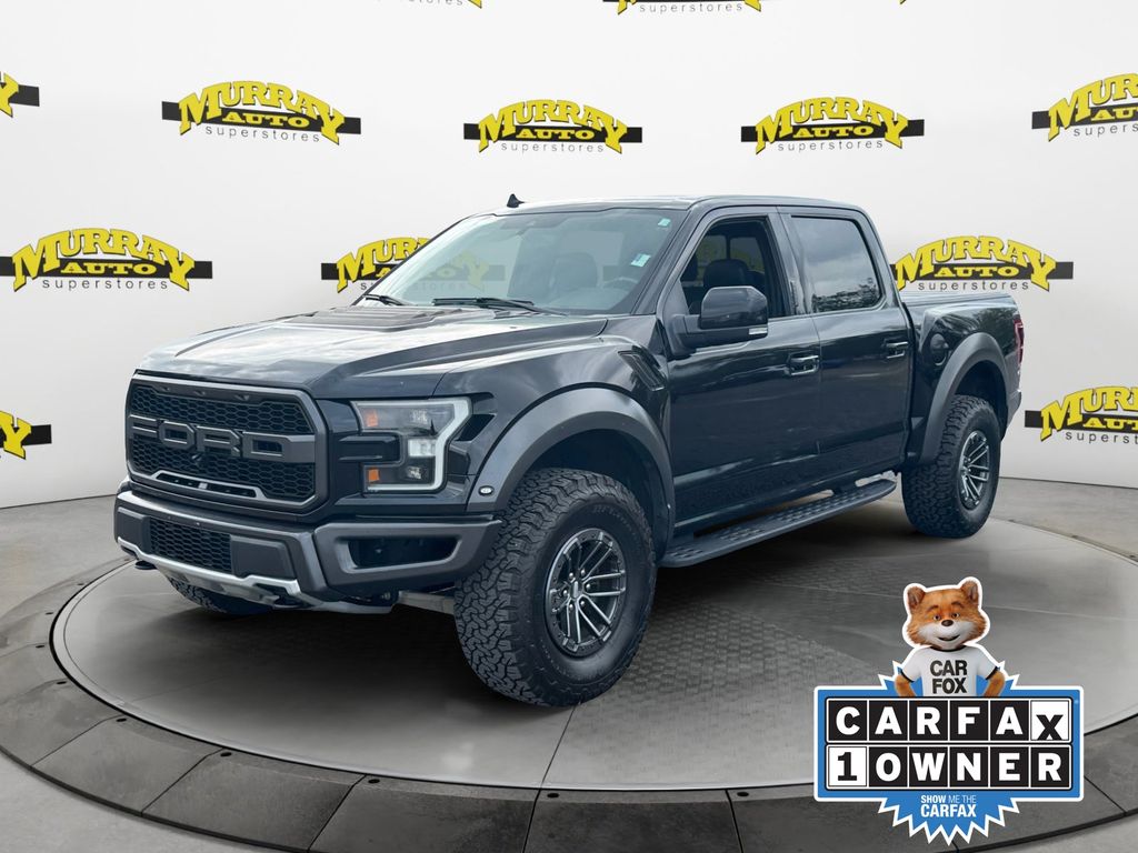 Black Metallic 2019 Ford F-150 Raptor SuperCrew 4WD Pickup Truck Four-Wheel Drive Automatic