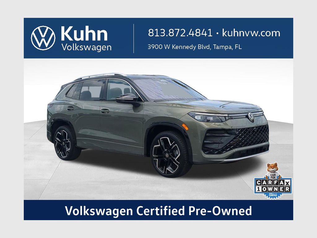 Avocado Green w/Deep Black Roof 2025 Volkswagen Tiguan SUV / Crossover All-Wheel Drive 8-Speed Automatic