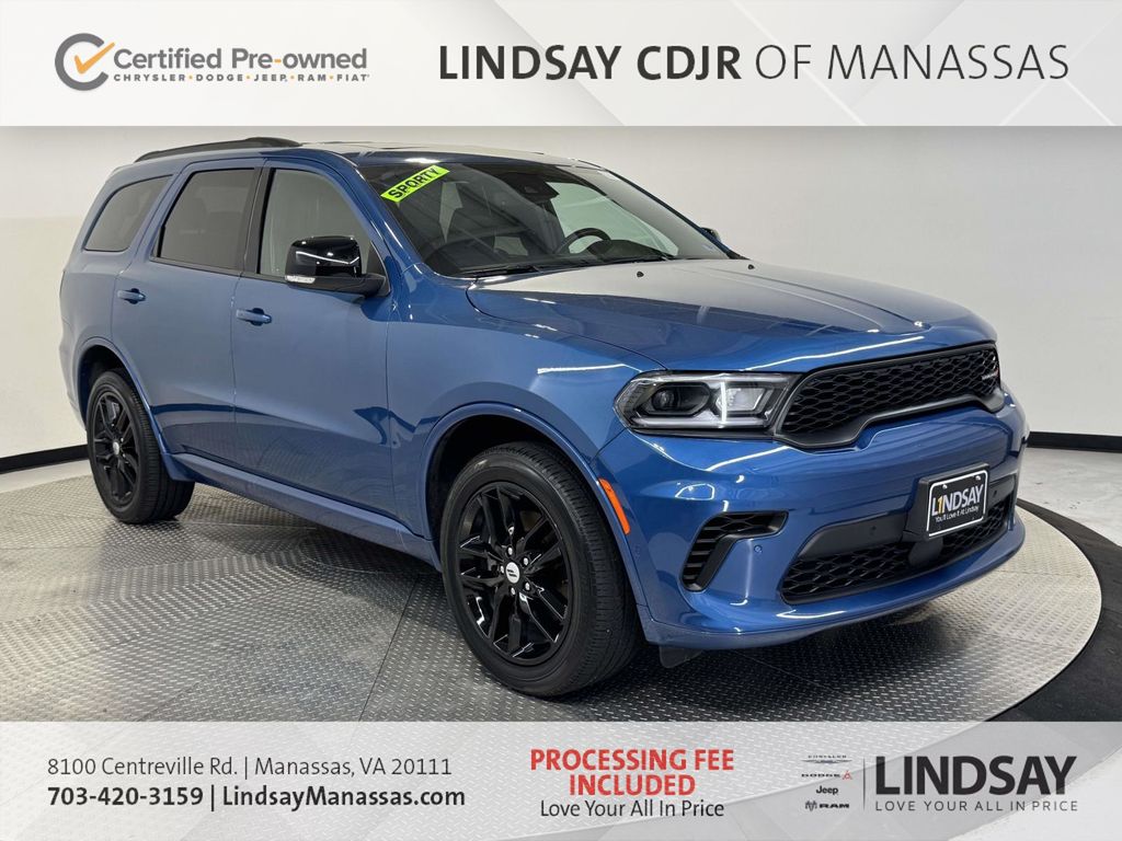 Blue (Frostbite Pearlcoat) 2025 Dodge Durango GT Plus AWD SUV / Crossover All-Wheel Drive 8-Speed Automatic