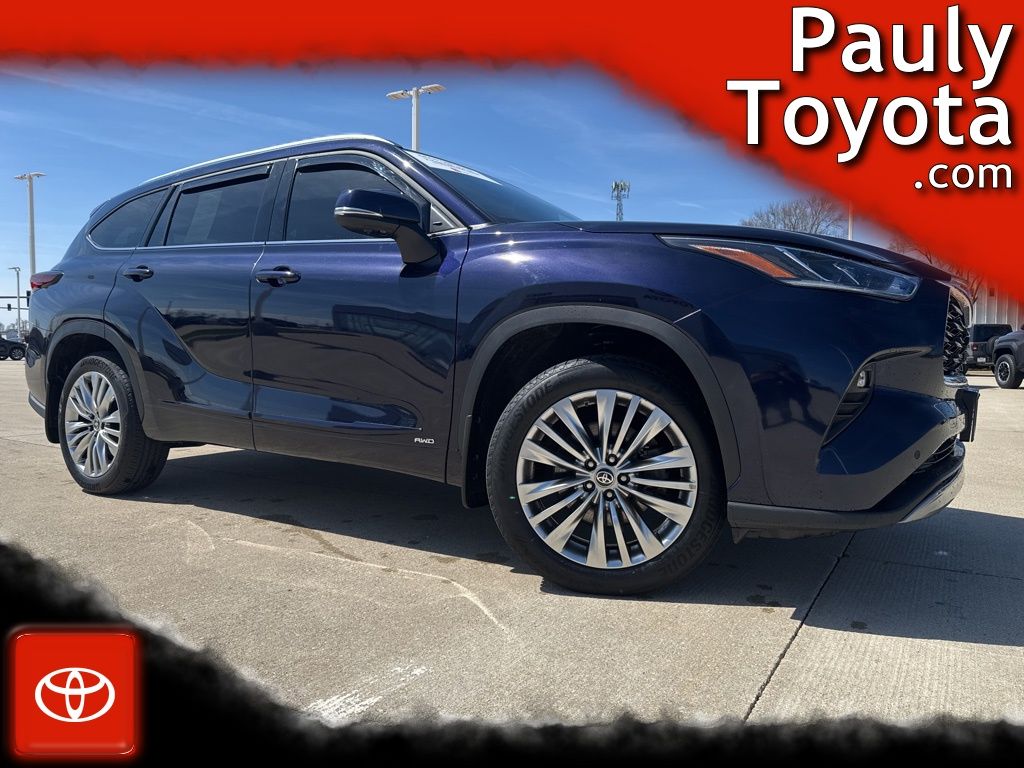 Blueprint 2025 Toyota Highlander Hybrid Platinum AWD SUV / Crossover All-Wheel Drive Continuously Variable Transmission