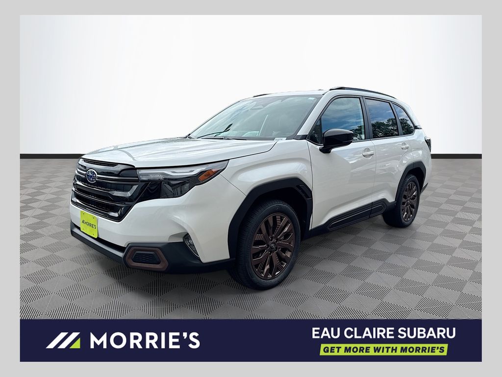 Crystal White 2026 Subaru Forester SUV / Crossover All-Wheel Drive Continuously Variable Transmission