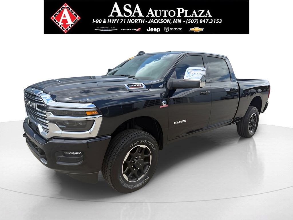 Diamond Black Crystal Pearlcoat 2026 RAM 2500 Pickup Truck Four-Wheel Drive 8-Speed Automatic