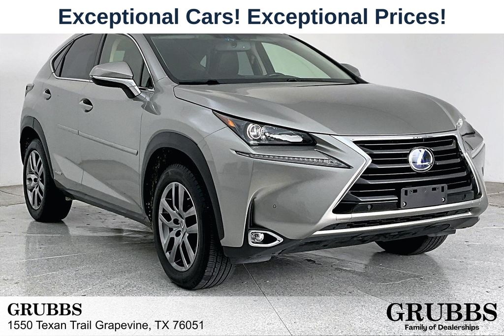 Silver Lining Metallic 2016 Lexus NX Hybrid 300h AWD SUV / Crossover All-Wheel Drive Continuously Variable Transmission