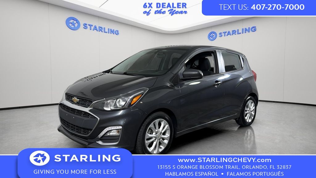 Nightfall Gray Metallic 2020 Chevrolet Spark 1LT FWD Hatchback Front-Wheel Drive Continuously Variable Transmission