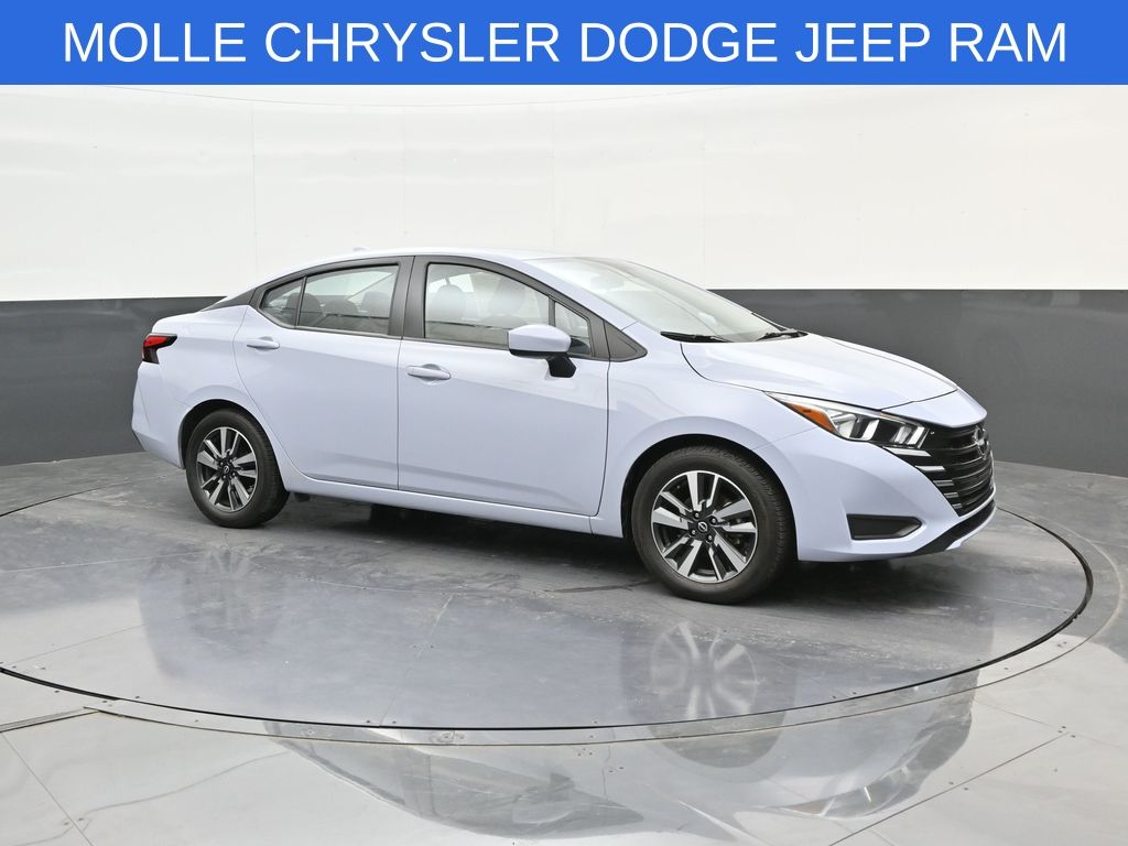 Pearl 2024 Nissan Versa Sedan Front-Wheel Drive Continuously Variable Transmission
