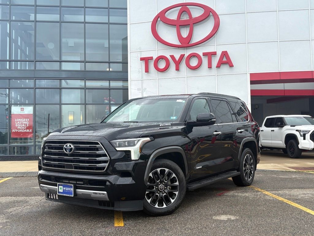 Midnight Black Metallic 2023 Toyota Sequoia SUV / Crossover Four-Wheel Drive Automatic