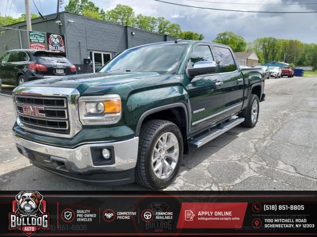 Emerald Green Metallic 2015 GMC Sierra 1500 Pickup Truck Four-Wheel Drive 6-Speed Automatic Overdrive