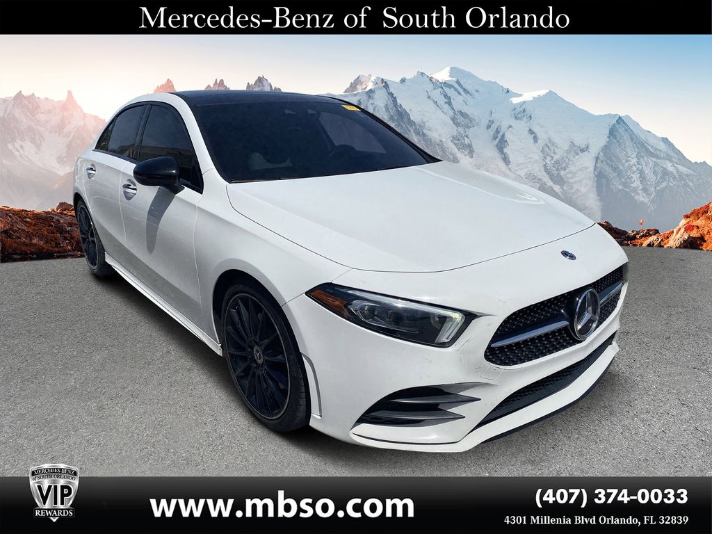 Polar White 2019 Mercedes-Benz A-Class A 220 Sedan FWD Sedan Front-Wheel Drive 7-Speed Automatic