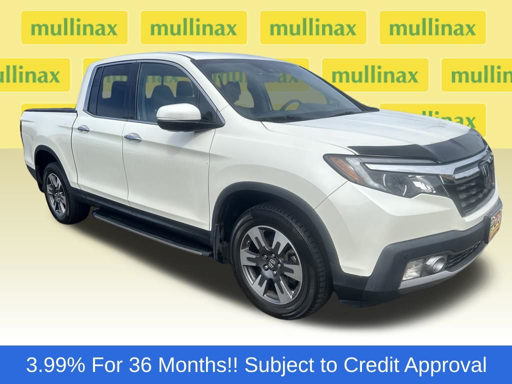 White Diamond Pearl 2019 Honda Ridgeline RTL-E AWD Pickup Truck All-Wheel Drive 6-Speed Automatic