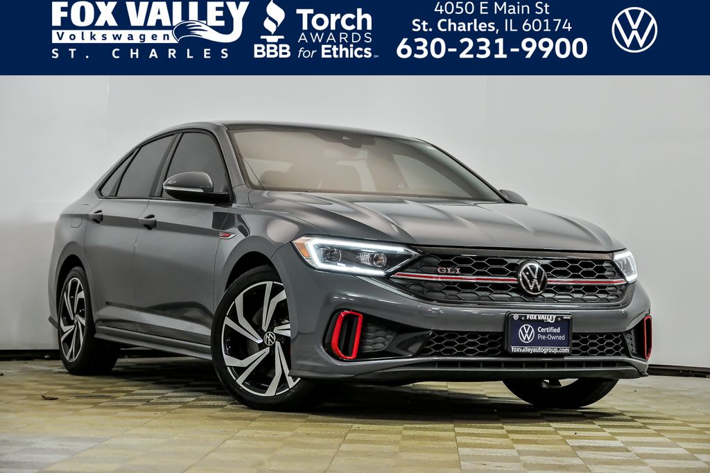 Pure Gray 2023 Volkswagen Jetta GLI 1.5T Autobahn FWD Sedan Front-Wheel Drive 7-Speed Dual Clutch