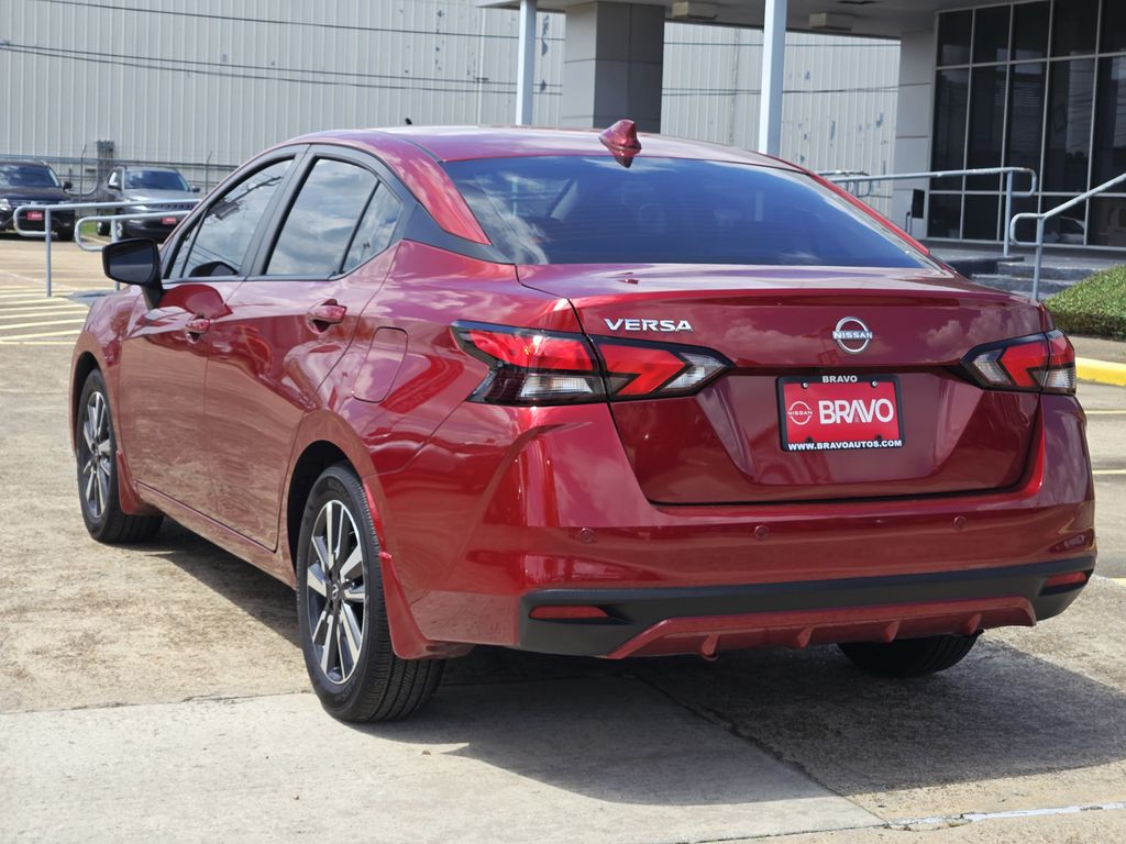 2025 Nissan Versa 1.6 SV Red at South Houston Nissan