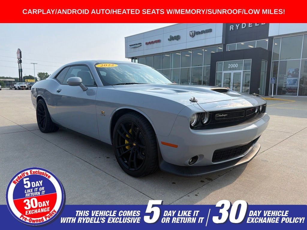 Smoke Show 2022 Dodge Challenger Coupe Rear-Wheel Drive 8-Speed Automatic
