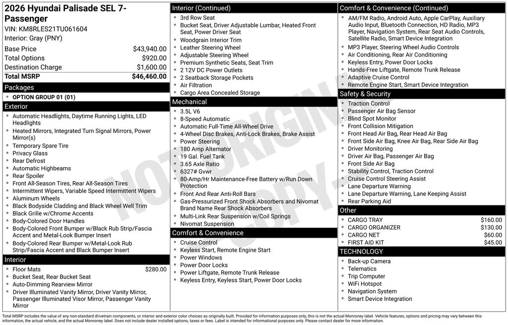 New 2026 Blue Hyundai SEL image 27
